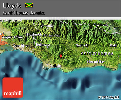 Satellite 3D Map of Lloyds
