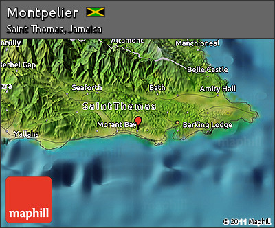Satellite 3D Map of Montpelier