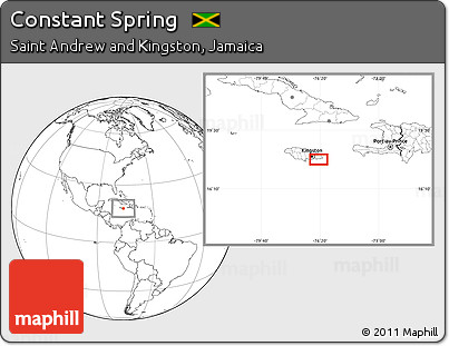 Blank Location Map of Constant Spring
