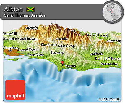 Physical Panoramic Map of Albion