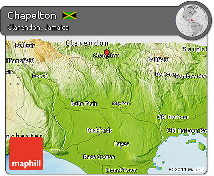 Physical 3D Map of Chapelton