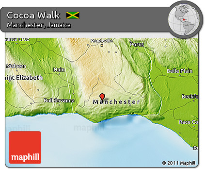 Physical 3D Map of Cocoa Walk
