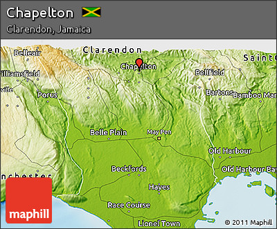 Physical 3D Map of Chapelton