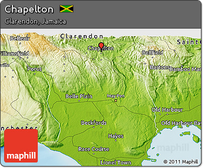 Physical 3D Map of Chapelton