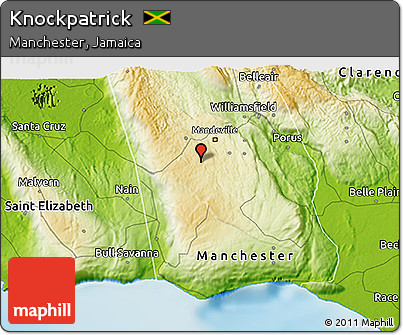 Physical 3D Map of Knockpatrick