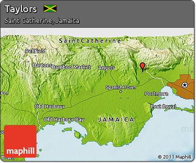 Physical 3D Map of Taylors