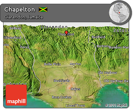 Satellite 3D Map of Chapelton