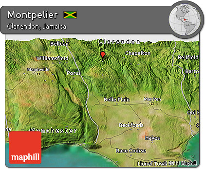 Satellite 3D Map of Montpelier