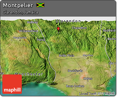 Satellite 3D Map of Montpelier