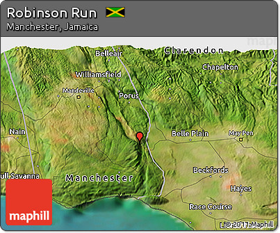 Satellite 3D Map of Robinson Run