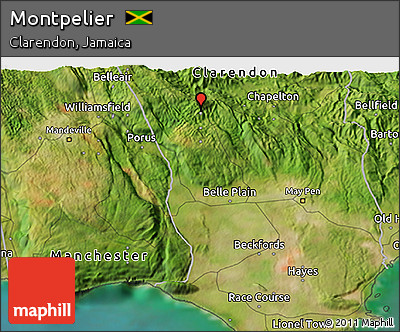 Satellite 3D Map of Montpelier