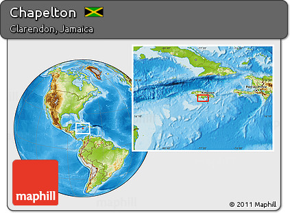 Physical Location Map of Chapelton