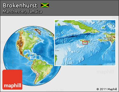 Physical Location Map of Brokenhurst