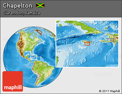 Physical Location Map of Chapelton