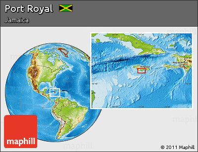 Physical Location Map of Port Royal
