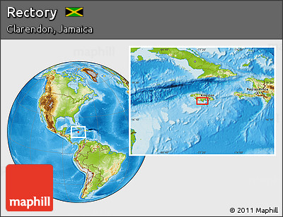 Physical Location Map of Rectory