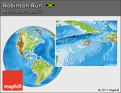 Physical Location Map of Robinson Run