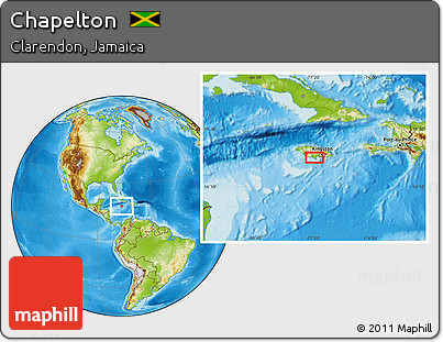 Physical Location Map of Chapelton
