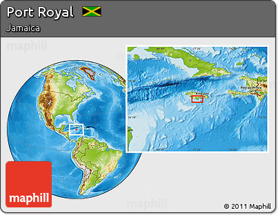 Physical Location Map of Port Royal