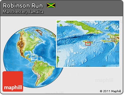 Physical Location Map of Robinson Run