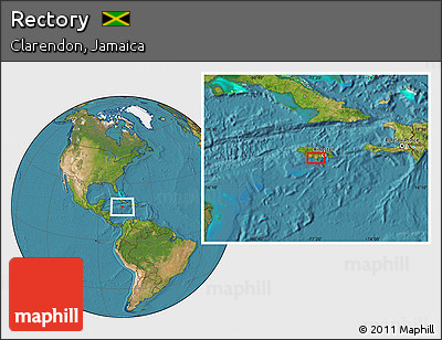Satellite Location Map of Rectory