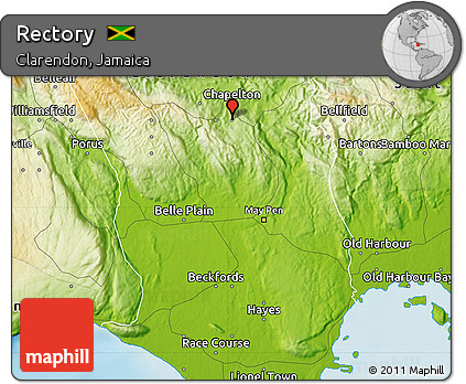 Physical Map of Rectory