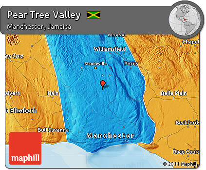 Political Map of Pear Tree Valley