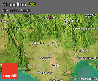 Satellite Map of Chapelton