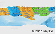 Political Panoramic Map of Myersville