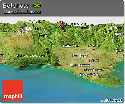Satellite Panoramic Map of Boldness