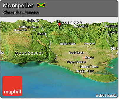 Satellite Panoramic Map of Montpelier