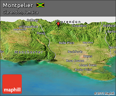Satellite Panoramic Map of Montpelier