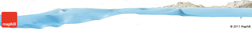 Shaded Relief Horizon Map of Malvern