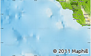 Physical Map of the area around 17° 50' 55" N, 78° 7' 30" W