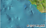 Satellite Map of the area around 17° 50' 55" N, 78° 7' 30" W