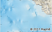 Shaded Relief Map of the area around 17° 50' 55" N, 78° 7' 30" W
