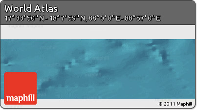 Satellite Panoramic Map of the Area around 17° 50' 55" N, 88° 28' 29" E