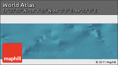 Satellite Panoramic Map of the Area around 17° 50' 55" N, 88° 28' 29" E