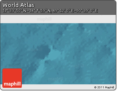 Satellite 3D Map of the Area around 17° 50' 55" N, 90° 10' 30" E