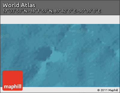 Satellite 3D Map of the Area around 17° 50' 55" N, 90° 10' 30" E