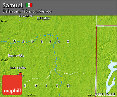 Physical Map of Samuel