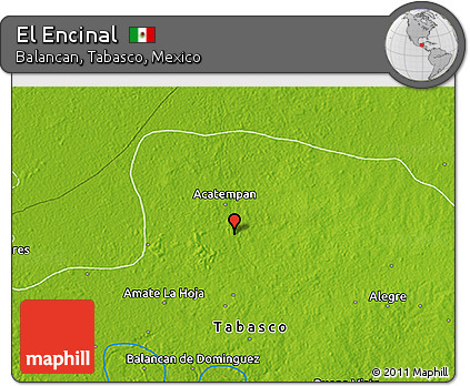 Physical 3D Map of El Encinal