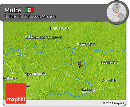 Physical 3D Map of Multé