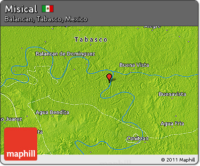 Physical 3D Map of Misical