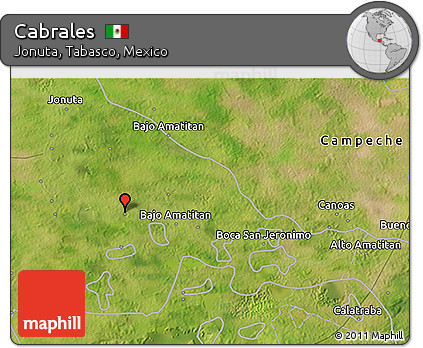 Satellite 3D Map of Cabrales