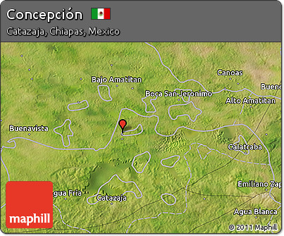 Satellite 3D Map of Concepción