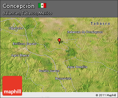 Satellite 3D Map of Concepción