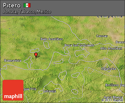 Satellite 3D Map of Pitero