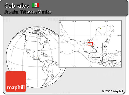 Blank Location Map of Cabrales