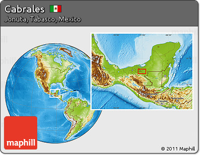 Physical Location Map of Cabrales